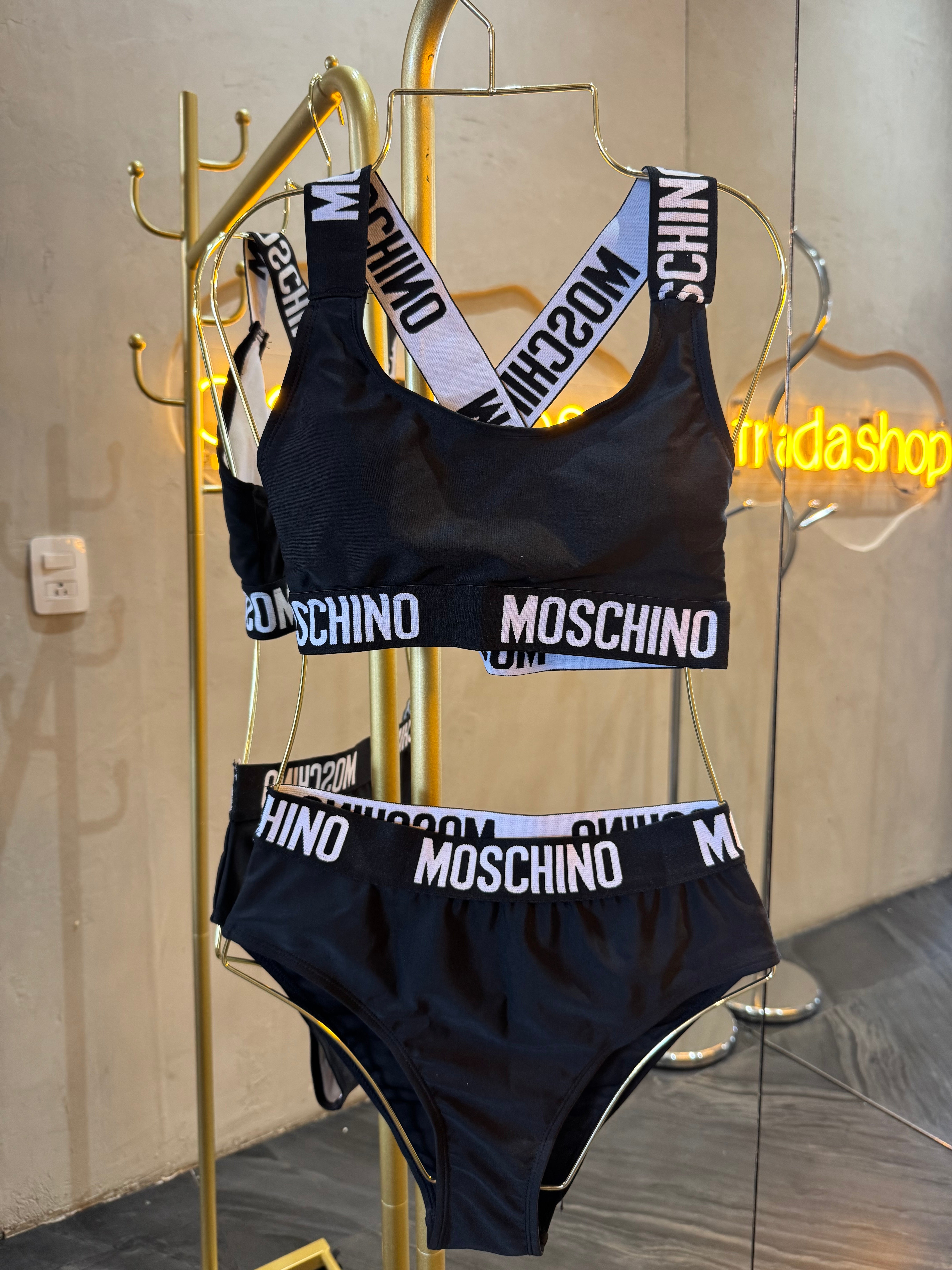 Traje de baño negro 2 piezas